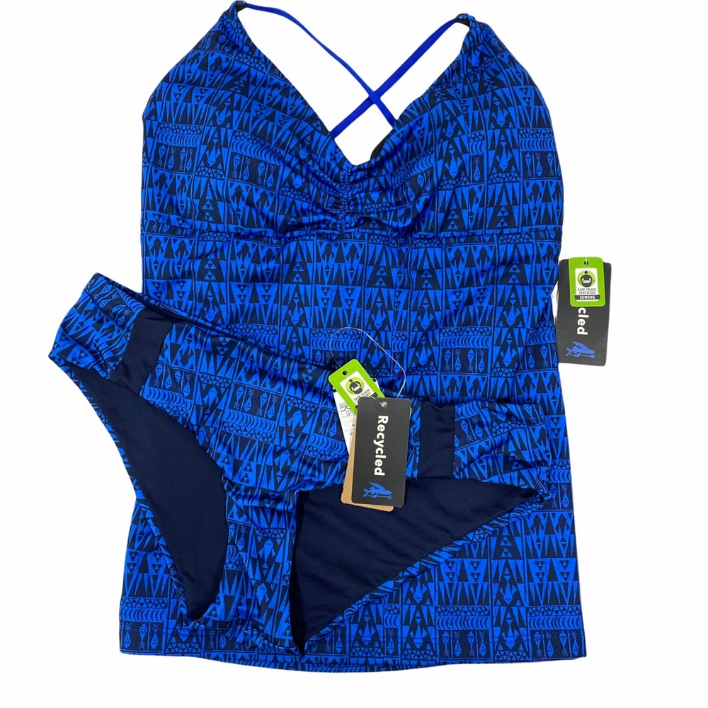 🆕 Patagonia Kupala Tankini Top and Bottoms in Tribal Geo Medium Small
